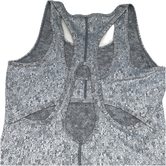Gymshark Womens Cutout Active Tank Top Stretch Gray Racerback Gym Yoga Size XS‎ - Picture 5 of 8
